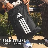 adidas Alliance Sackpack – Drawstring Backpack for Sports, Small Gym Bag, Black/3, OSFA — image 6