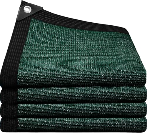 QHAIYYBF 80% Shade Cloth for Garden,6×10FT Green Sun Shade Net with Grommets Sunblock Net Mesh Tarp for Plants Cover,Greenhouse and Patio