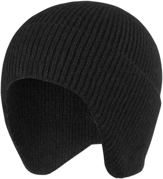 Gajraj Winter Cap for Men, Beanie Cap for Men, Winter Cap for Women, Woolen Cap for Men, Beanie with Ear Flaps Winter Hats, Beanie for Men, Beanie Cap for Women, Winter wear