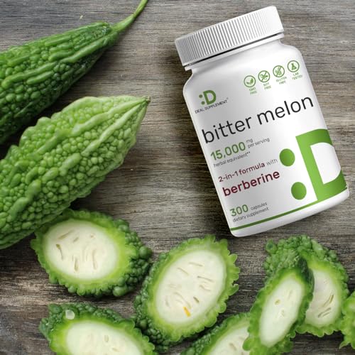Eagleshine Vitamins Bitter Melon with Berberine Supplement 15,000mg Per Serving, 300 Capsules | 15:1 Wild Bitter Melon Fruit Extract & Berberine HCL | Third Party Tested | Plant Based, Non-GMO - Thumbnail 6