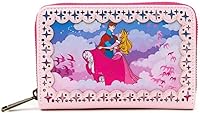 Vista 1 de Loungefly Cartera de poliuretano, Disney Princess Aurora Bella Durmiente, Rosado, Cartera