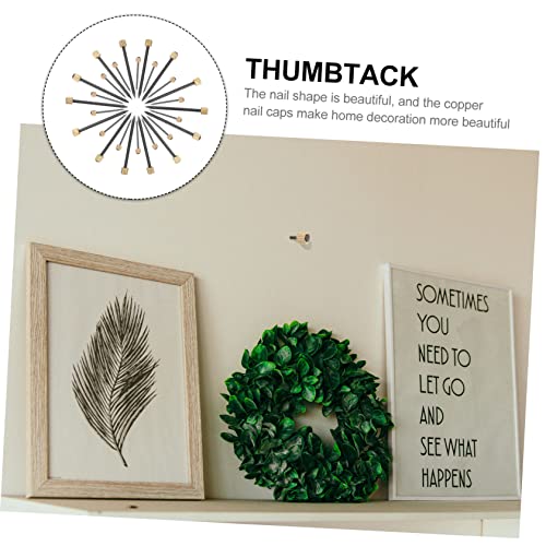 Image of SEWACC 50pcs Picture Hanging Nails Picture Frame Hangers for Plaster Walls Reusable and Hardware for Easy Artwork Display