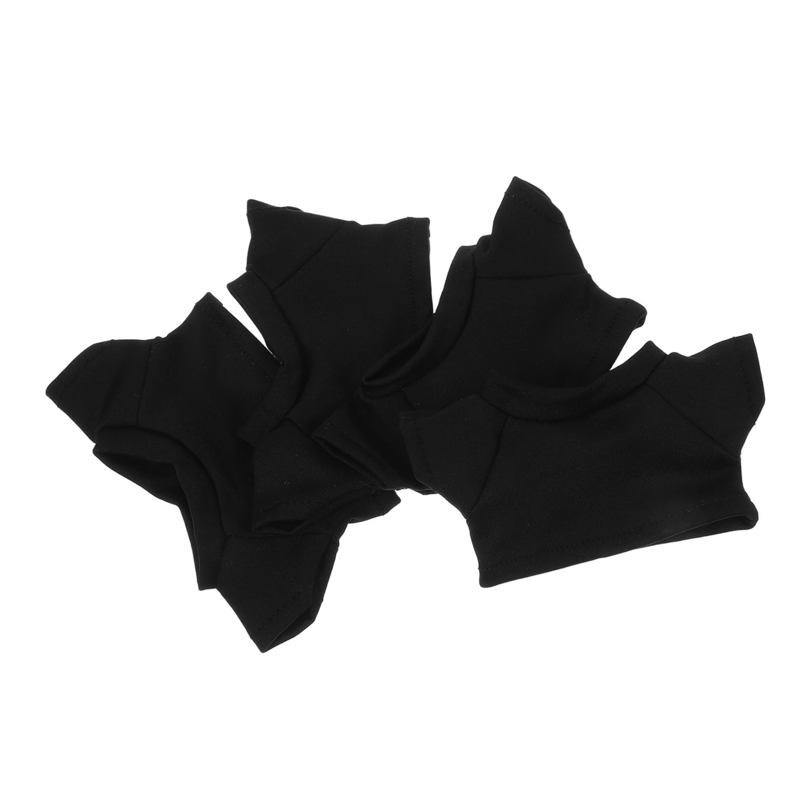 VANZACK 4pcs DIY Bear Shirts for Stuffed Animals Soft T Shirts for Plush Bears Accessories for Crafting and Playtime Cute and