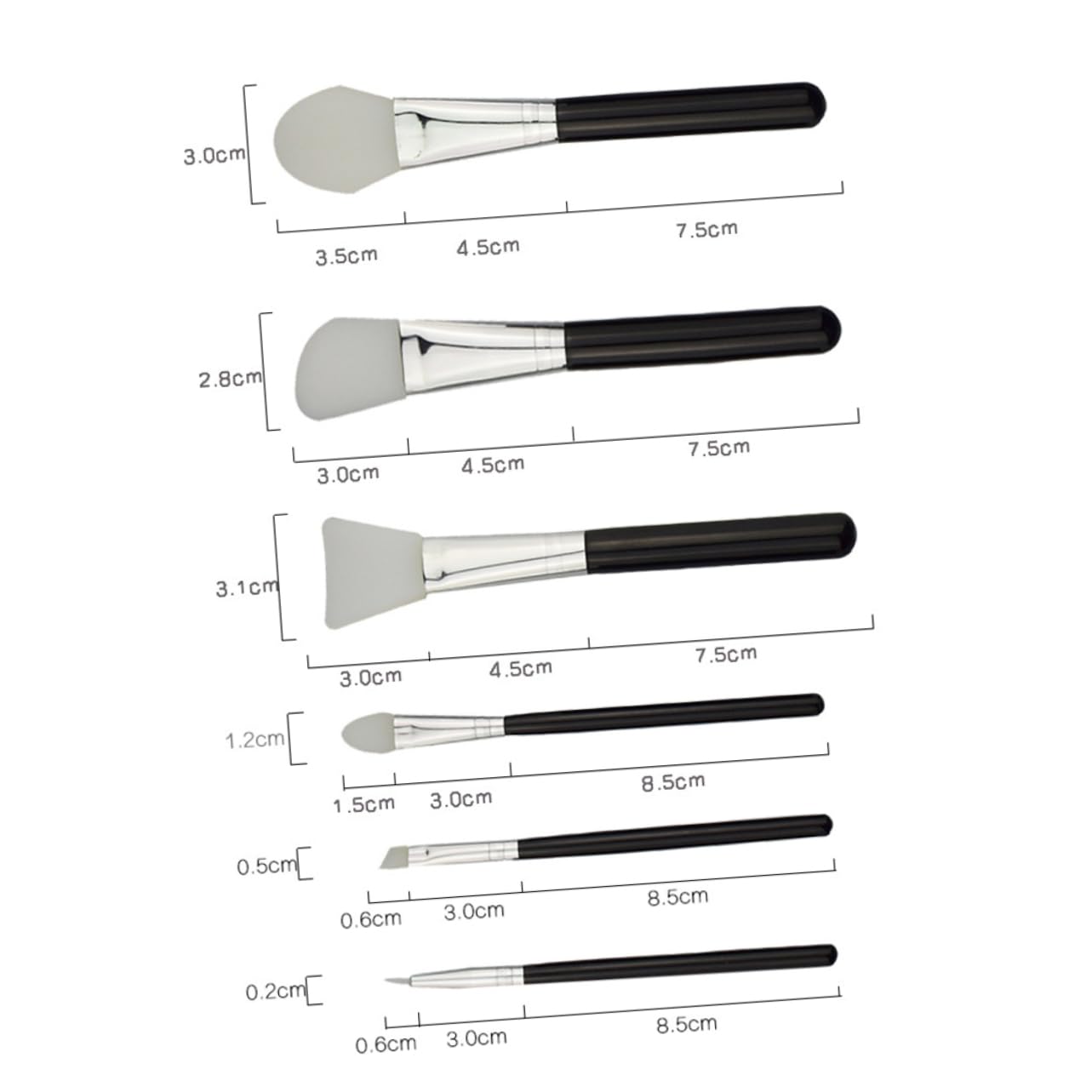 PACKOVE 1Set Portable Makeup Brush Set Peach Pink Series Brushes for Women for Daily and Eye Makeup Application Soft Artificial Bristles for Natural Finish