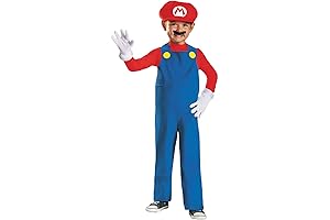 Adorable Toddler Mario Costume for Ages 2-4 Years