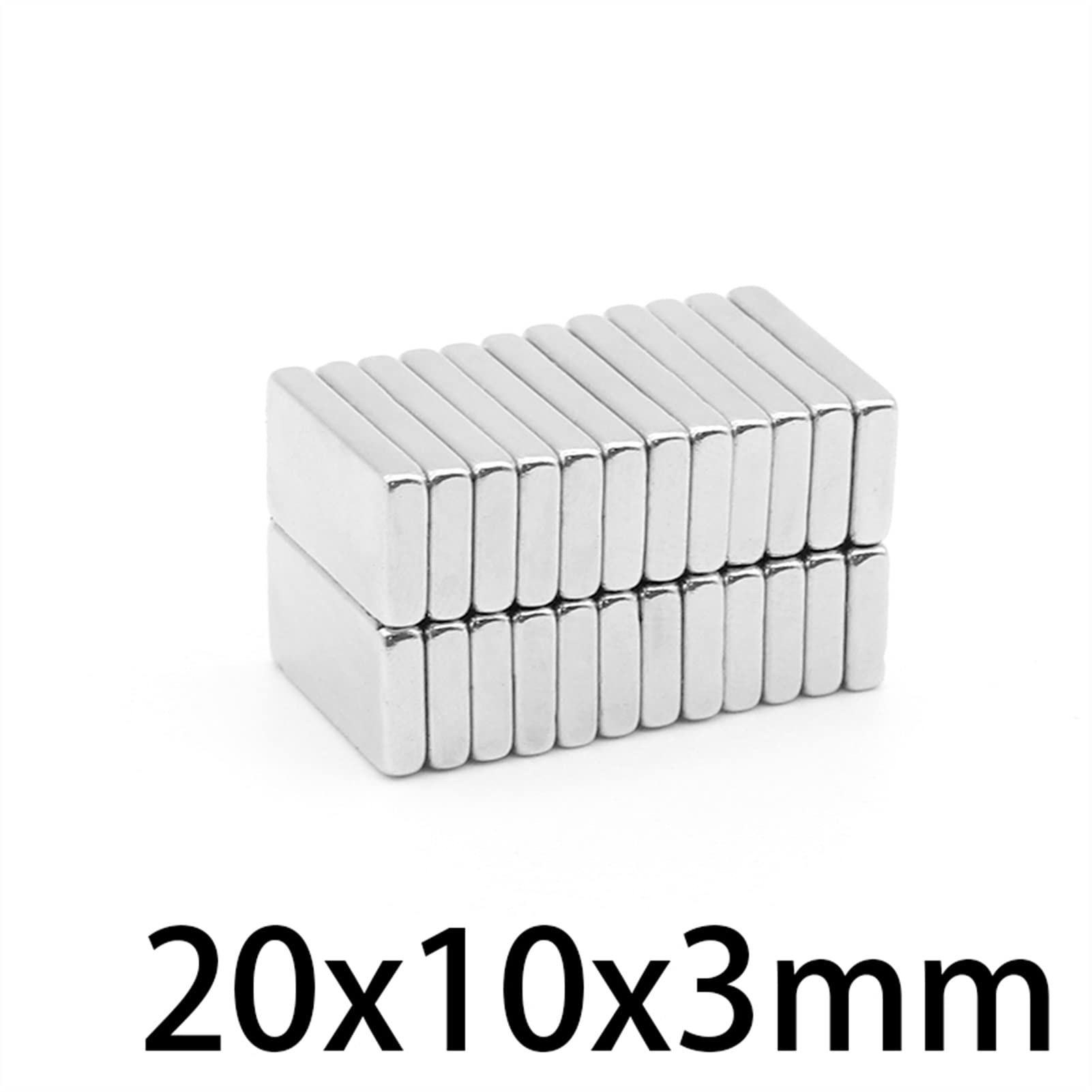 Amazon.co.jp: 超強力ネオジム磁石 5/10/20/30/50/100PCS 20x10x3 mm