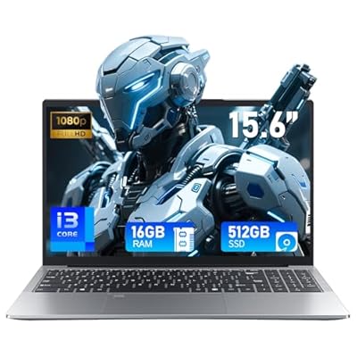 FUNYET 2025 Ordenador Portátil 15.6 Pulgadas i3-1025G1 Core 3.4GHz 16 GB RAM 512 GB SSD Laptop con Win 11 FHD 1920×1080 WiFi 5 BT 5.0 USB 3.0 HDMI Type-C Mini Puerto Multimedia Teclado Retroiluminado