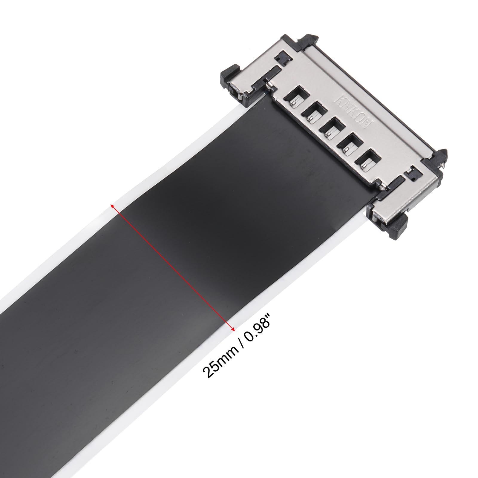 QUARKZMAN Elastyczny kabel taśmowy 2 sztuki, 41 pinów 150 mm 0,5 mm Pitch FPC FFC kabel do ekranu LCD, samochodu, odtwarzacza audio, DVD, laptopa, ekranu