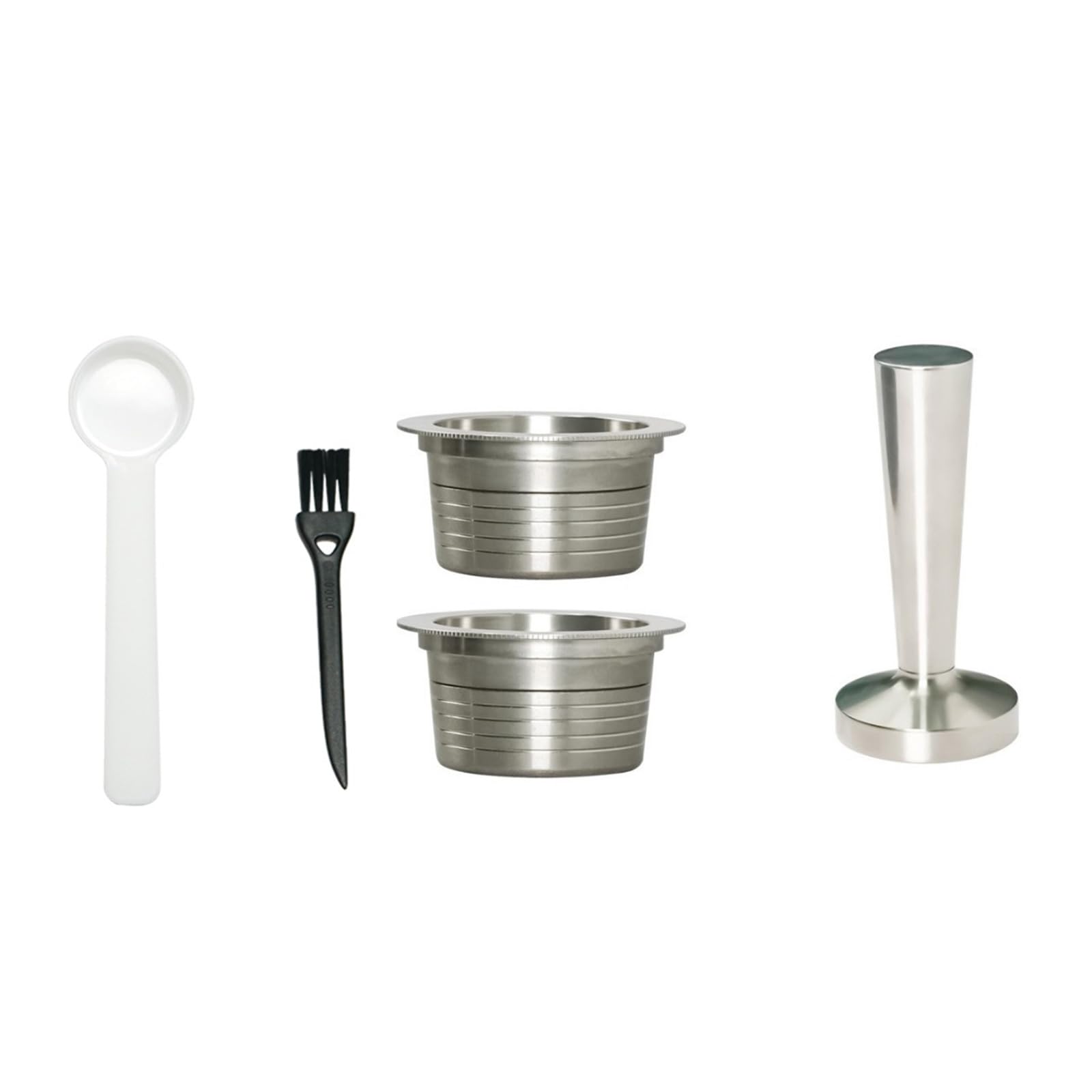 Kalttoy Generic Coffee Pods Filter Nonrust Steel Shell for Ground Coffee Brewing Dishwasher Safe and Sturdy Construction Pods Nonrust Steel Filter