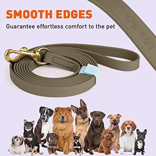 image for Viper Biothane K9 Working Dog Leash Waterproof Lead for Tracking Train