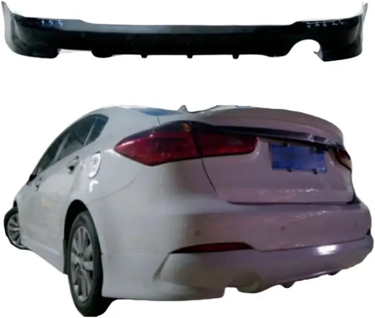 ワイドボディキット Kia K3 2011 2012 2013 に対応、ABS 車体システムには車のリアディフューザーリップバンパー