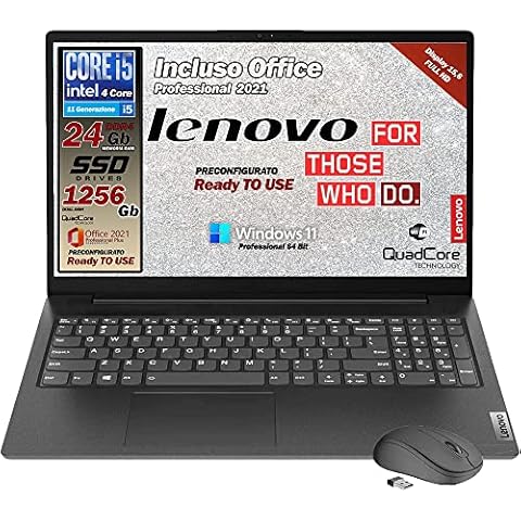Lenovo PC portátil i5 11th gen 20GB RAM Cover