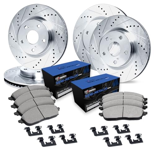 Image of R1 Concepts Front and Rear Brake Kit Fits 2015-2023 Mercedes-Benz C300