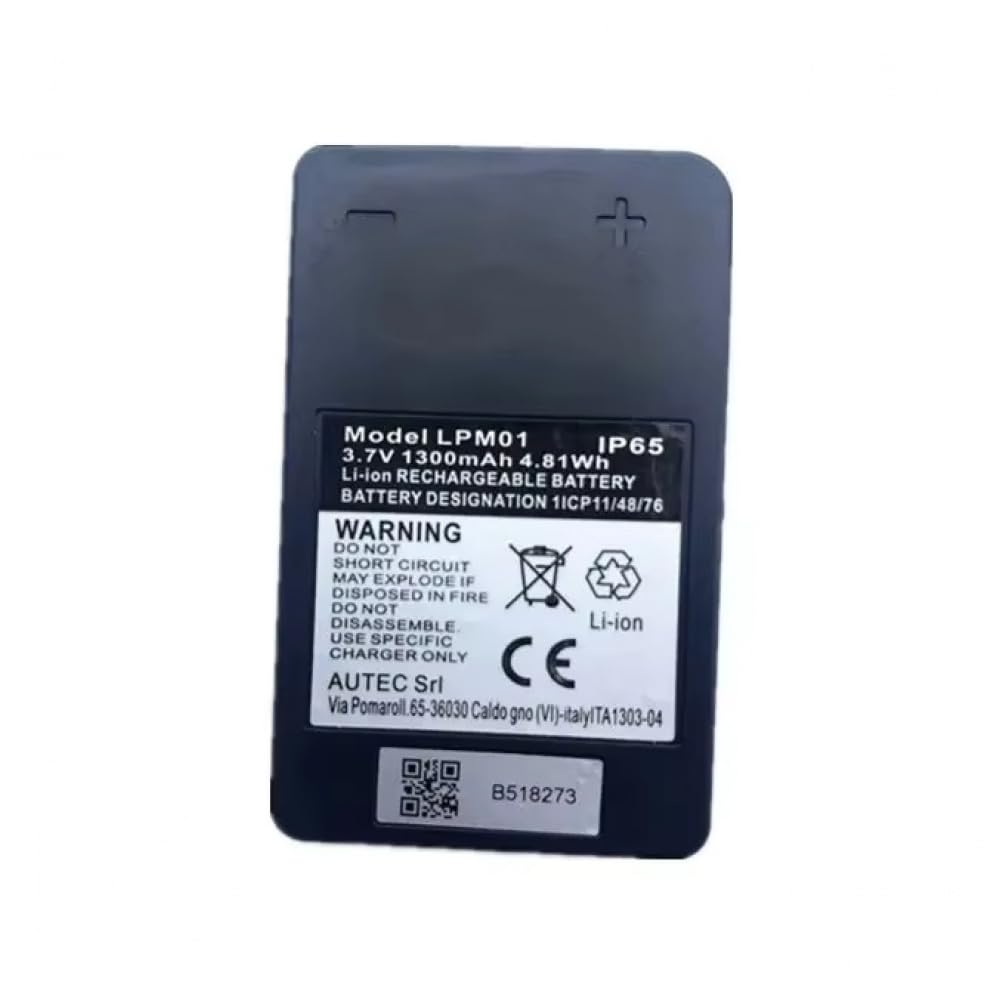 Litanki 1300mAh LPM01 Replacement Battery Compatible with Autec LK NEO Series Remote Control, 1pc