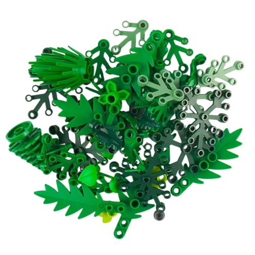 Lego® 50x Pflanzen & Blätter – Sattes Grün für Deine Lego® Welt! Perfekt für Gärten, Wälder & Dschungel