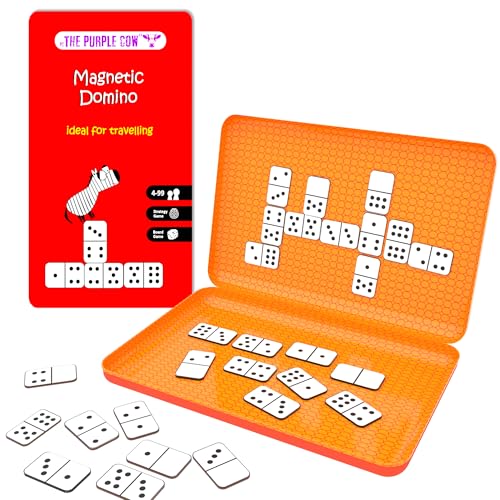 Magnetic Travel Dominoes Game - Car Games , Airplane Games and Quiet Games