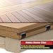 ManCoda Start Clips - Universal Hidden Fasteners for Composite Decking (36 Pack, Black)