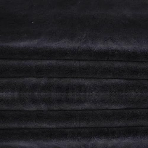 Sbwlkj SUEDE FABRIC-SB-BLACK Suede Fabric Soft Alcantara Material 64 Inch W×24 Inch L Double-Side Ventilation Microsuede Polyester Fabric thumb #3
