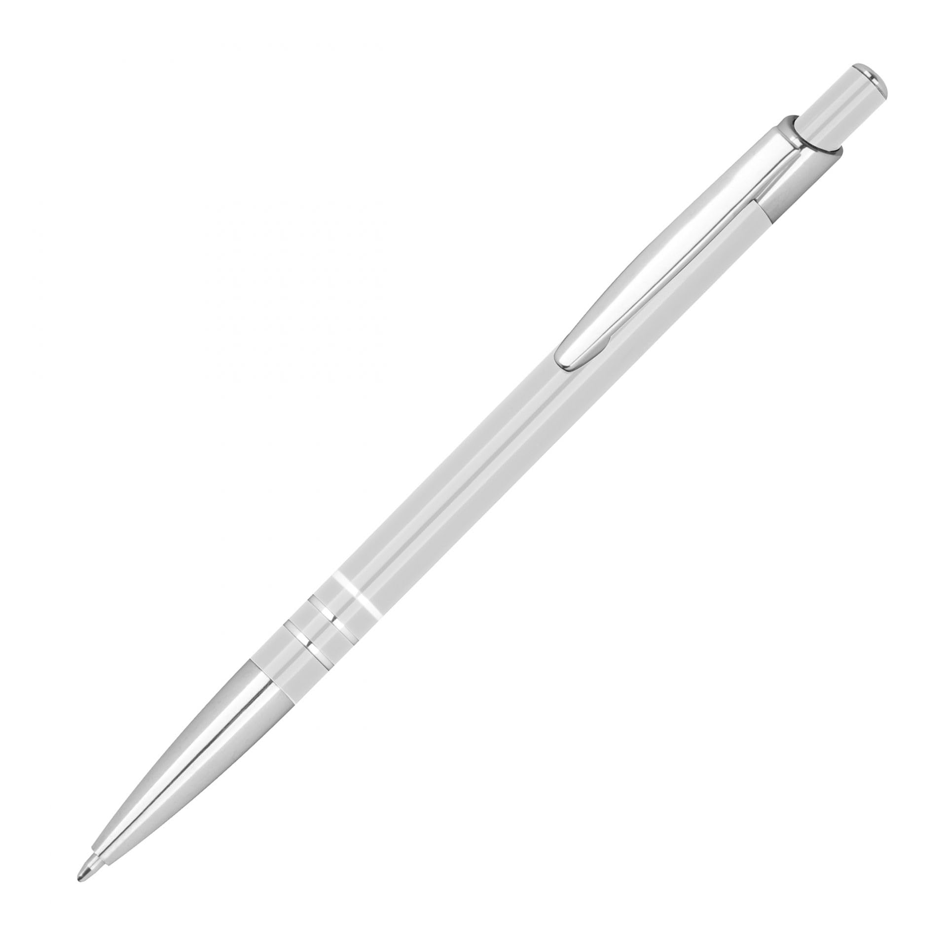 Kugelschreiber mit Wunschgravur | Farbmix | recyceltes Aluminium | Blau schreibende | 3 Zierringe | Personalisierte Kulis | 5 Farben | Schriftarten | Werbekugelschreiber Gravur (mix, 250)