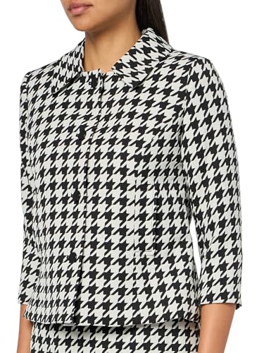 Women's Four Button Boxy Blazer & Skirt, 2pc Set3