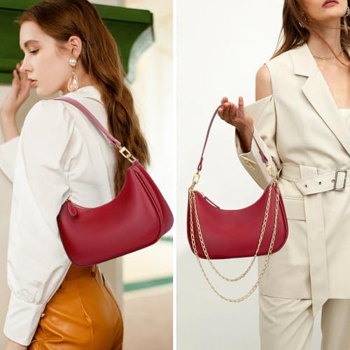 Image of KKXIU Shoulder Bag for Women Cute Hobo Purses and Handbags Retro Clutch Underarm Purse | Cute