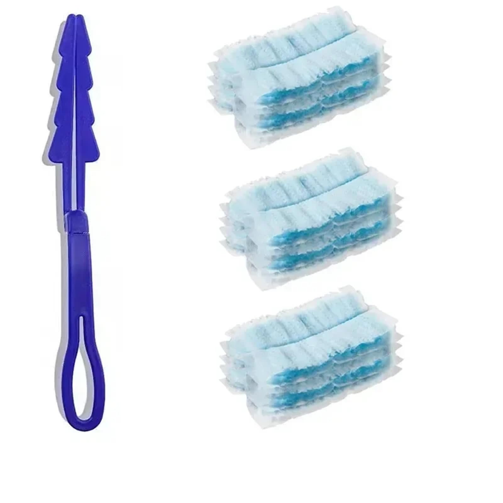 Cleaning Duster 30 Pieces Duster Refills Disposable Compatible For Easy To Use Blue(30PCS)