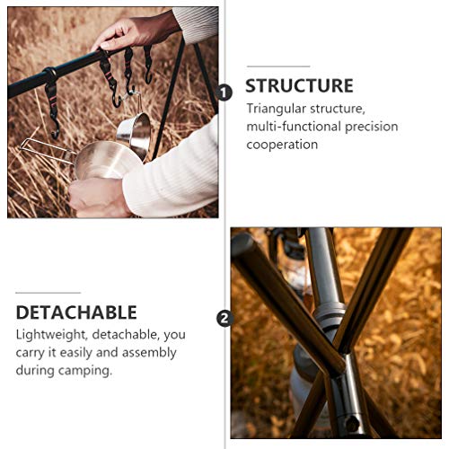 BESPORTBLE Fogueira para Cozinhar Suporte Churrasqueira para Fogueira Equipamento para Cozinhar Piqu