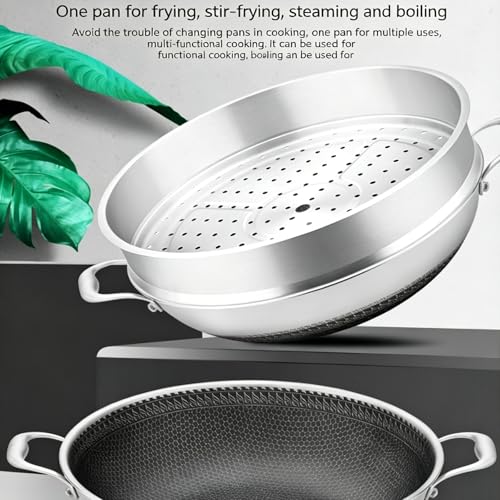 Wok de Titanio con Insertos para Cocción, 11.8 in miniatura 4