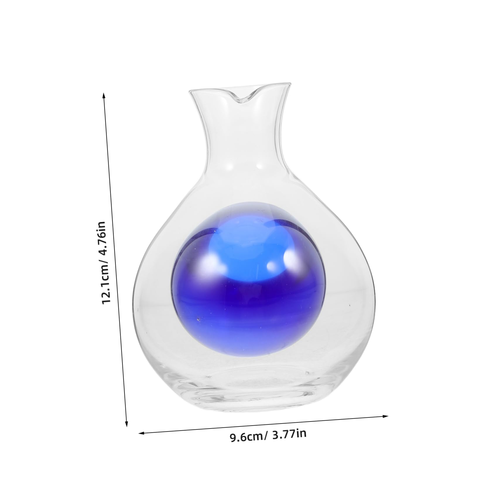 SOLUSTRE Elegant Glass Decanter Japanese Sake Jug Wine Bottle Liquor Holder Sake Set Wine Serving Utensils