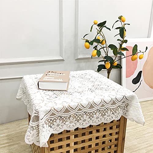 Maßgefertigte Tischdecke Streifen-Design – 120x120 Cm, Creme-Champagner, Polyester Gastro-Qualität