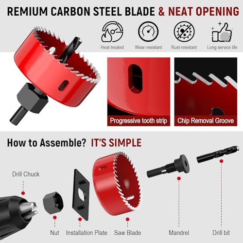 12-Piece Hole Saw Kit