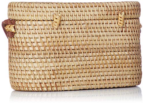 EARTH MADE(アースメイド) Rattan Shoulder Bag Oval 47-40862