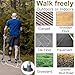 Aliseniors Walker Ski Glides - 2 Pack Universal Fit Walker Accessories for Seniors Folding Walkers - Walker Feet Replacement, Gray