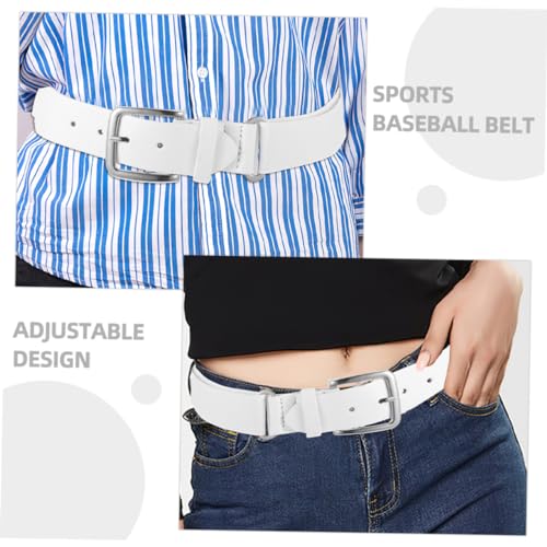 YARNOW 2pcs Youth Baseball Belt Elastic Softballs Belt Unisex Adjustable for Boys Girls4