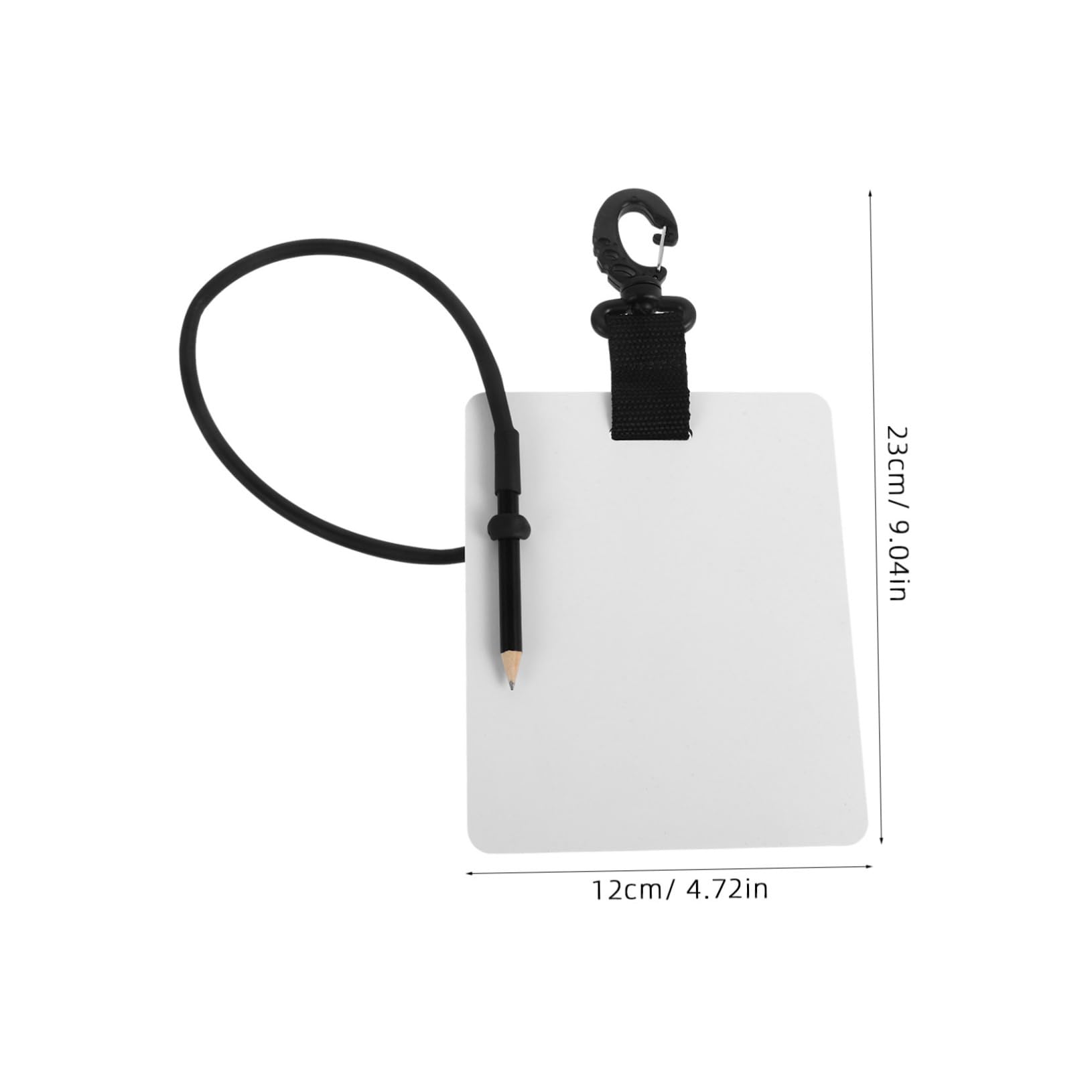 GOOHOCHY Essential Diving Equipment: Waterproof Underwater Writing Board Whiteboard Clip Pencil Set