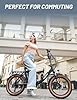 ONESPORT OT16-2 Klapprad E-Bike, E Bike 20 Zoll mit 250W Motor und 48V 17Ah Abnehmbaren Akku, Geschwindigkeit 25km/h, LCD-Display & APP Bluetooth Connect (Schwarzbraun) #5