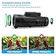 Monocular Telescope 12x50 Monokular HD, Zoom Monokulare Teleskop, mit Telefonhalterung und Stativ, Portable Wasserdicht Monokular Teleskop für Vogelbeobachtung, Reisen, Jagen, Konzert