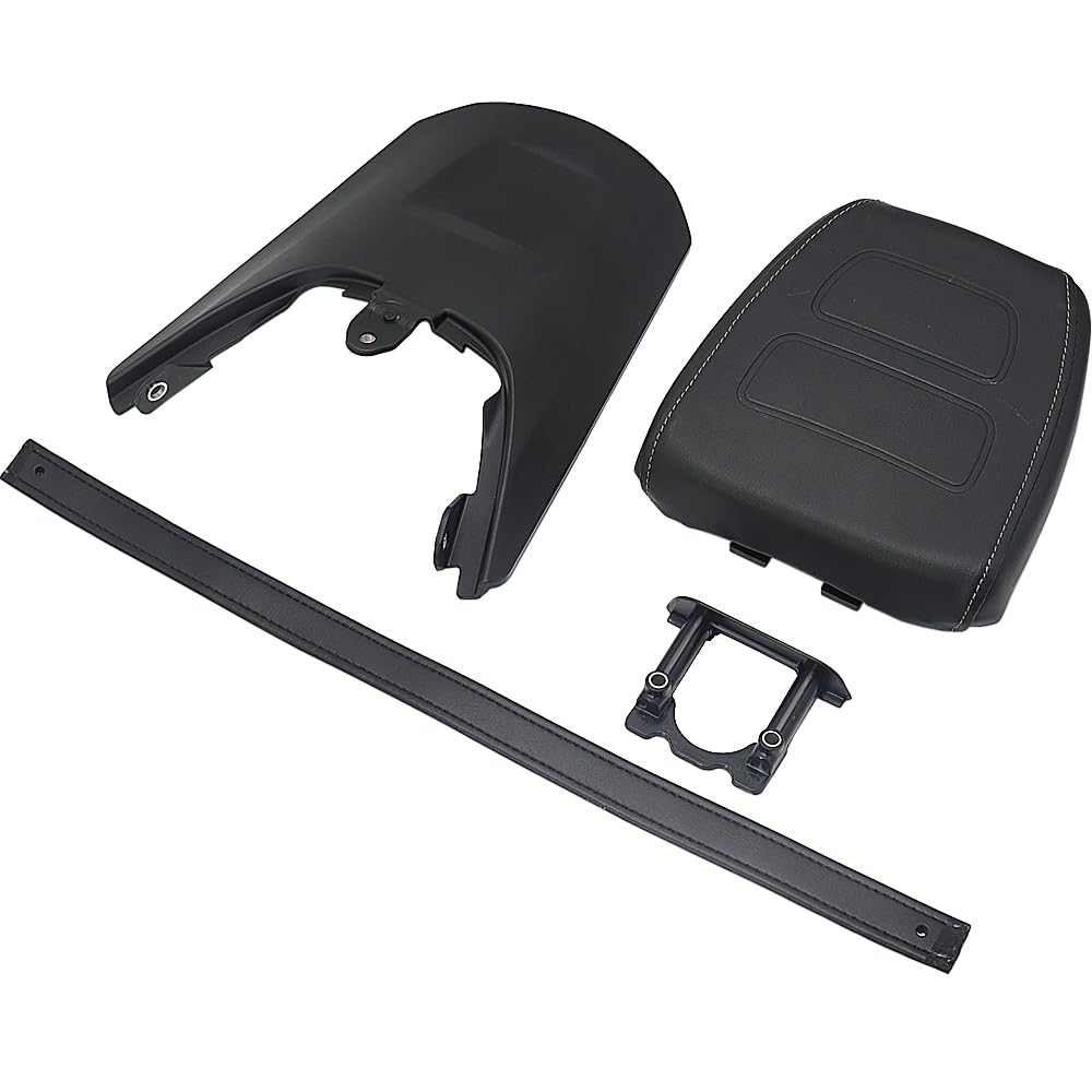 Schienale Passeggero Per Sportster S 1250 RH1250 2021-2023 – Cuscino In PU E Spugna Nero, Kit Completo Con Hardware, Impermeabile