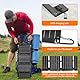 HOTUT Tragbares Mini Solarpanel, 10W Faltbares Solar Ladegerät für Handy mit USB (6,6 V/2 A), Wasserdicht Taschenladegerät für Camping Wanderungen, Kompatibel mit Handy, Tablets, Kopfhörern