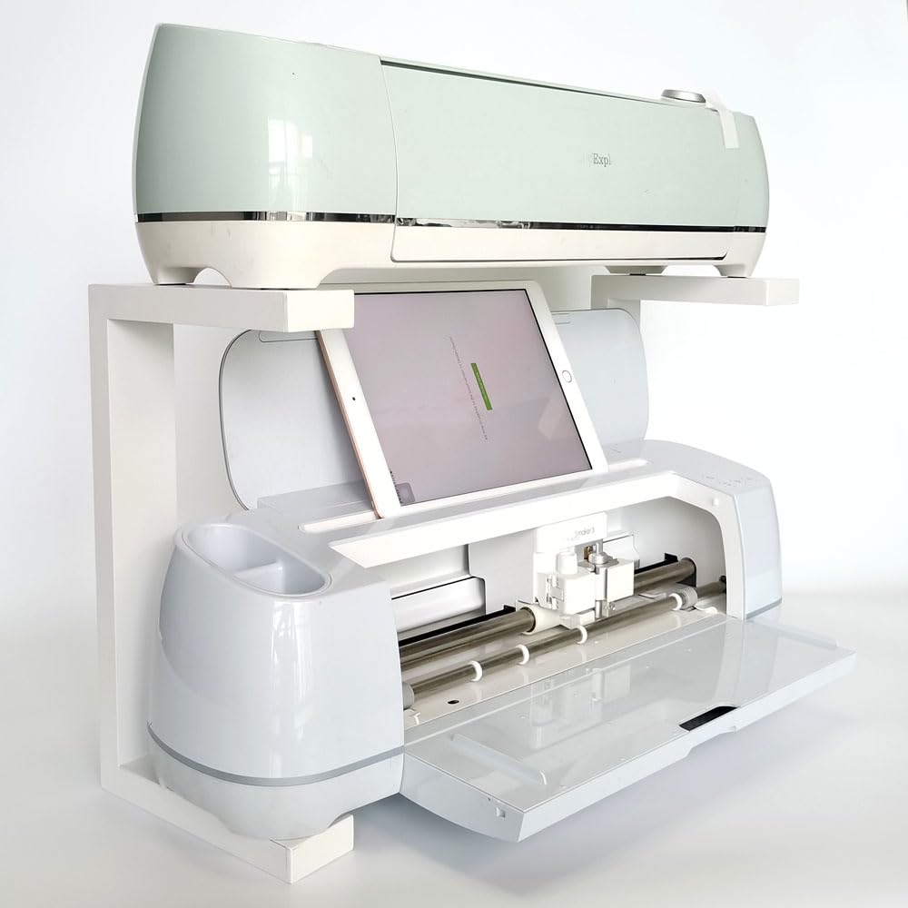 Stand Legs Compatible with Cricut Maker 4, 3, 1 and Cricut Explore Air 2 ,3, 1 and Silhouettes - Fully Open, Space Organizer for Cricut Maker Series and Cricut Explore Air Series XL