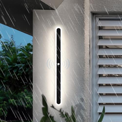 Éclairage mural long moderne en aluminium LED blanche étanche IP65