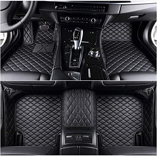 ZCED Alfombrillas para Coche, Juego Completo de alfombras para Audi Q7, 7 Asientos, Tres Filas, 2016-2019, Alfombrillas Antideslizantes para Coche, Alfombrillas Impermeables de Cuero para Coche Cover
