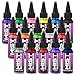 Mist 16 Color Set Premium Nail Art Polish Airbrush Paint Kit - Set 7-1 ounce