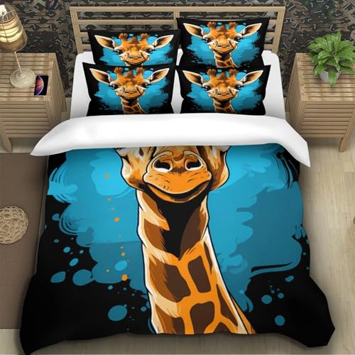 Housse de couette douce imprimé 3D pour des nuits sereines - 5