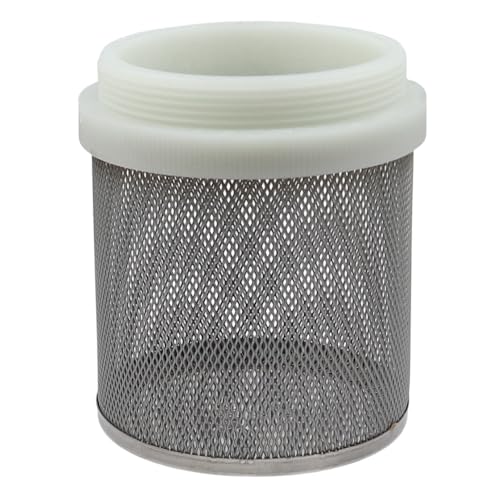 WITTKOWARE Edelstahl-Saugkorb mit Nylongewinde, Pumpen-Ansaugfilter, engmaschig, 3' (DN80)