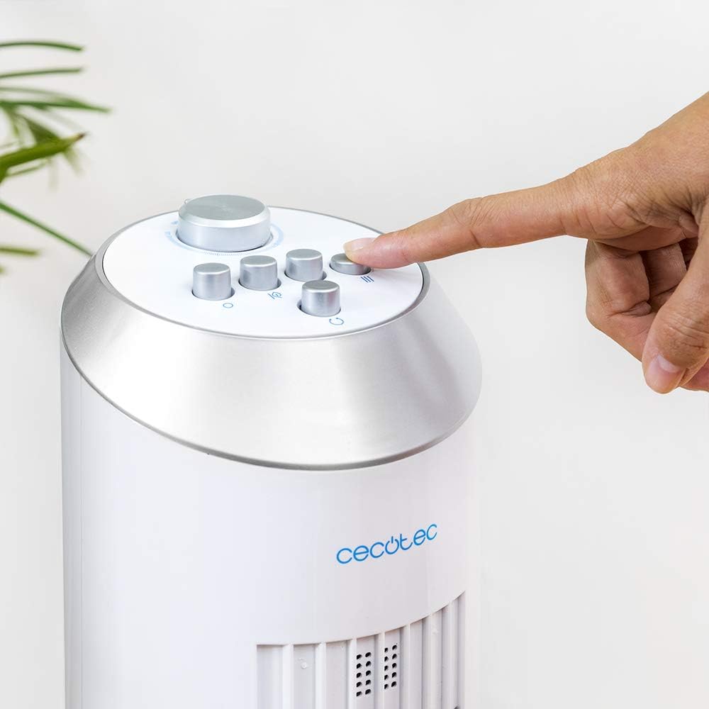 Cecotec Ventilador Torre EnergySilence 8090 - 60W, Oscilante, 3 Velocidades 4 510SnDpSitL. AC SL1000