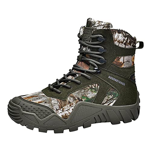 Bottines fourrées homme hiver chaudes confortables style caribou mi-hautes