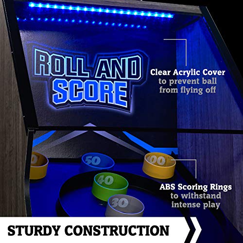 Image of Hall of Games Roll & Score Multiple Styles Arcade Game Collection, Durable & Stylish Designs with Game Balls, Perfect for Family Game Rooms
