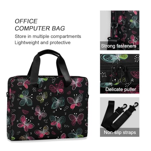 Funda portátil para laptop 15.6 pulgadas con asa y correa miniatura 6