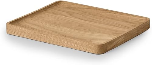 Miniatura 3 de Oakywood Bandeja Catchall de madera hecha a mano, organizador de escritorio de madera, fabricado en la UE, almacenamiento de escritorio de madera